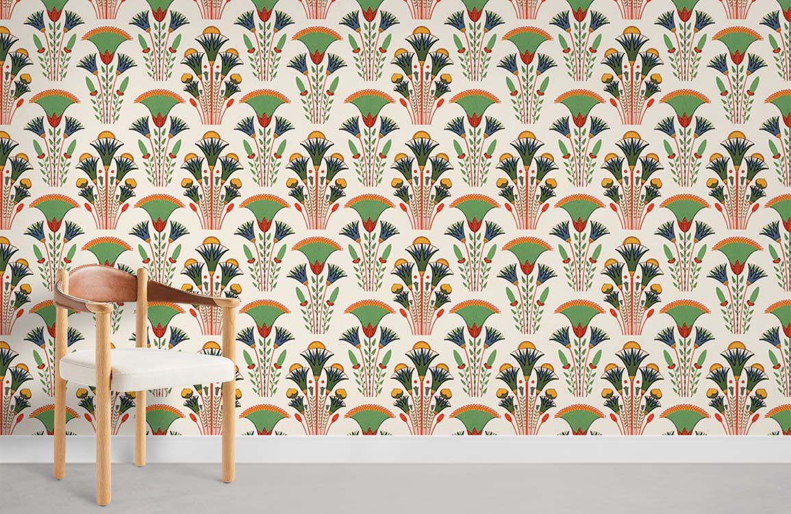 Bloomy Celosia Room Wallpaper Mural