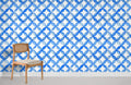 Blue Circles Wallpaper Mural