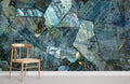 Blue Marble Stone Wallpaper Mural
