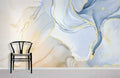 Blue-orange Marble Wallpaper Mural