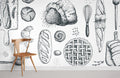 Bread & Toast Wallpaper Mural