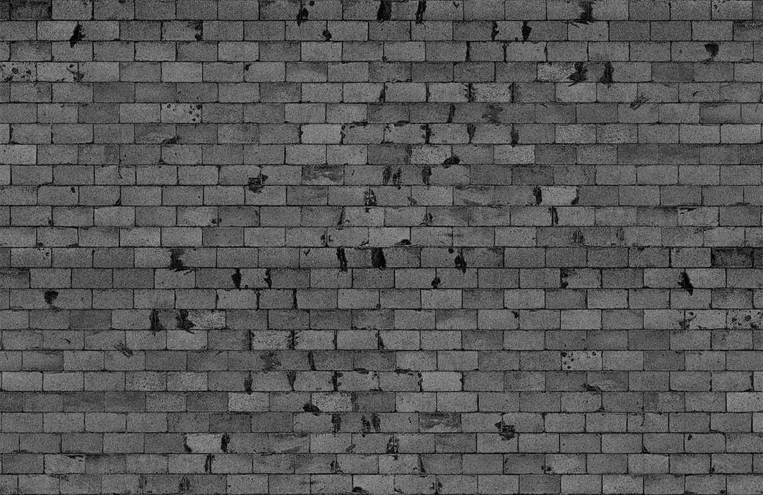 Urban Grey Brick Wall Effect Mural Wallpaper for Stylish Interiors
