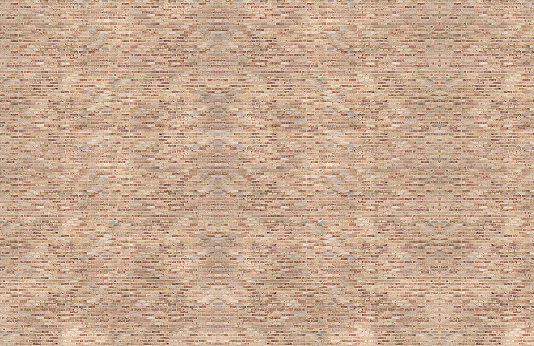 Elegant Earthy Textured Brick Pattern Wallpaper for Rustic Interiors Décor