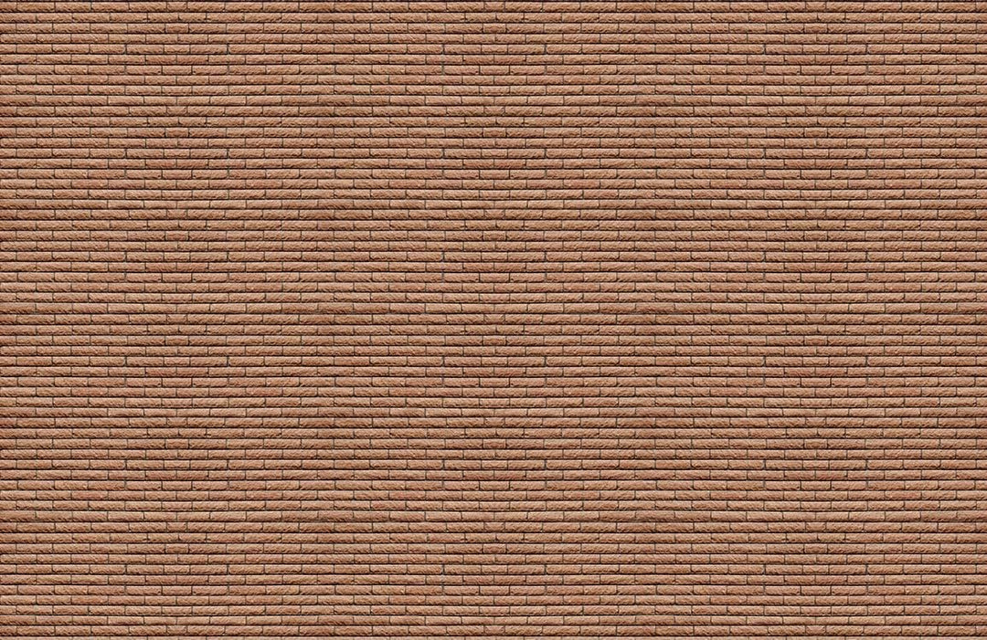 Rustic Textured Brown Brick Patterned Wallpaper for Chic Interior Design