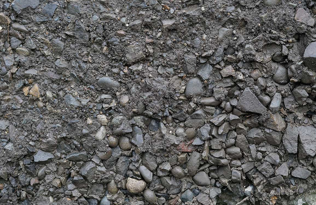 Urban Industrial Stone Texture Grey Wallpaper, Modern Rustic Home Décor Accent