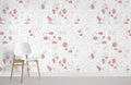 White Pastel Terrazzo Wallpaper Mural