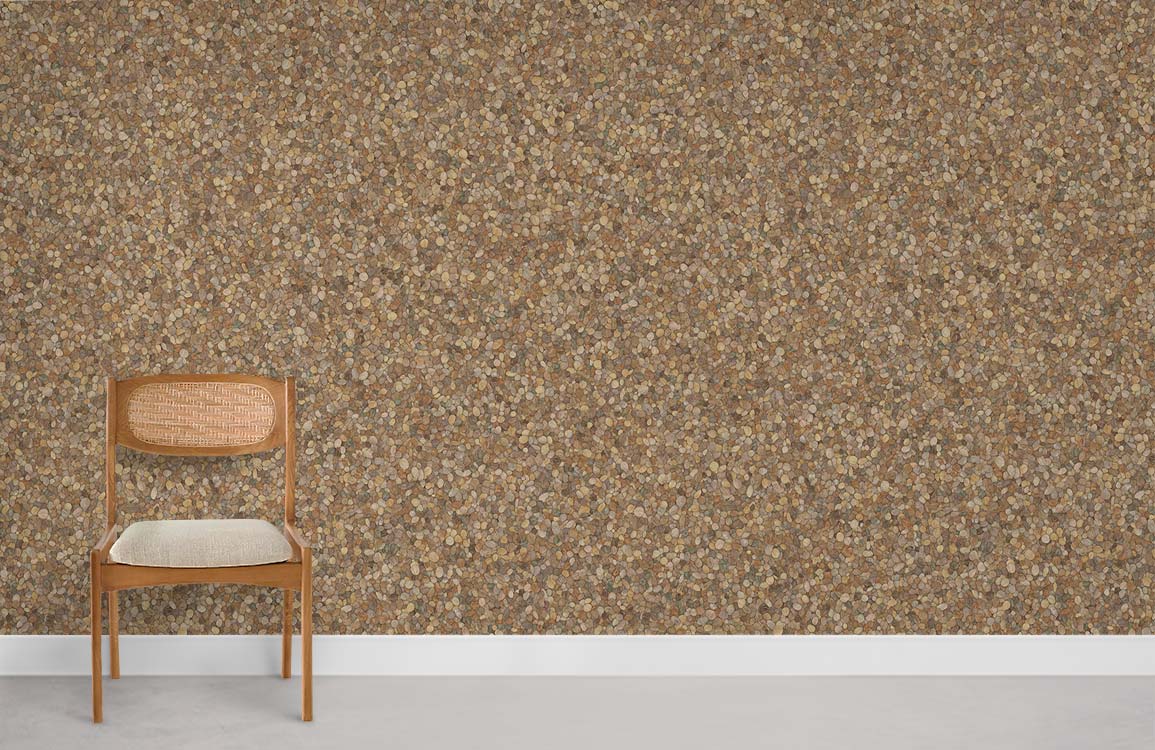 Brown Grit Texture Room Wallpaper Mural