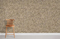 Brown Mosaic Wallpaper Mural