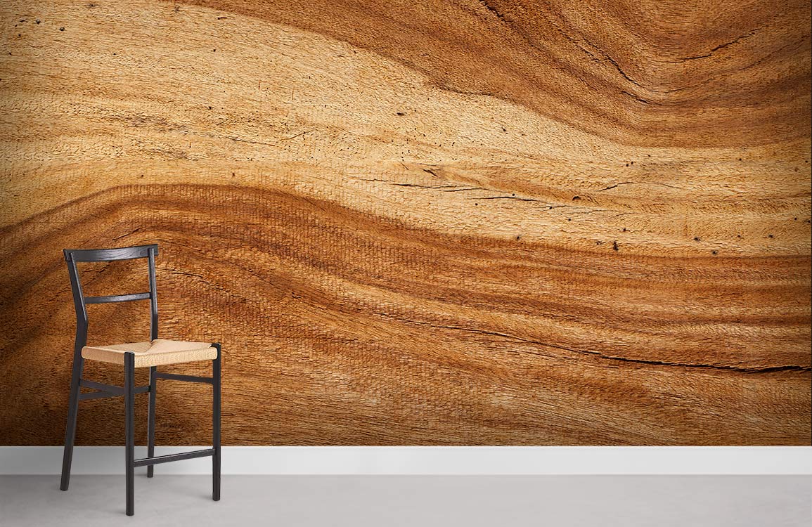 Brown Wood Grain Wallpaper Mural