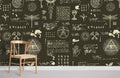 Cabala on Blackboard Wallpaper Mural