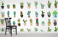 Cactus Flowerpot Wallpaper Mural