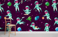 Cartoon Astronaut Wallpaper Mural