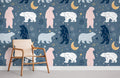 Polar Bears Wallpaper Mural