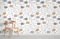 Fat Cats Wallpaper Mural