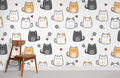 Cat Lovers Wallpaper Mural