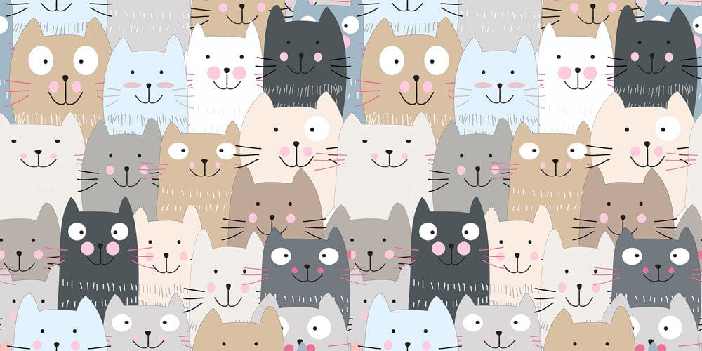 Cats Audience Wallpaper Mural