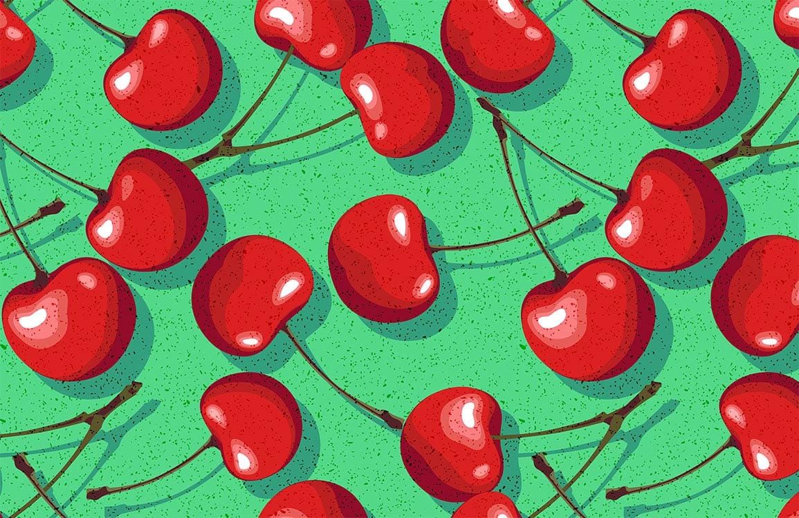 Cherry Wallpaper Mural