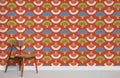 Chinese Fans Wallpaper Mural