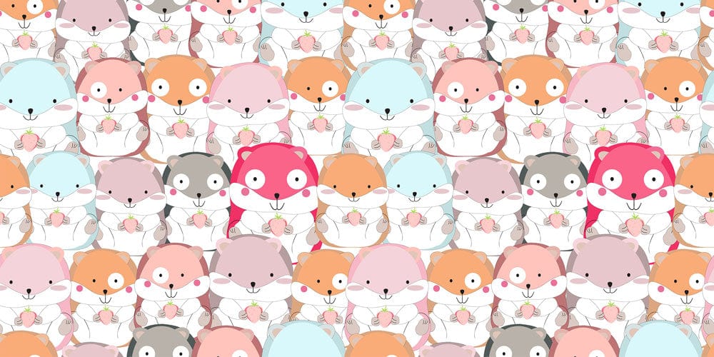 Chubby Totoro Wallpaper Mural