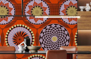 Circles Around Wallpaper Mural