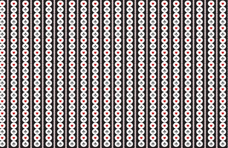 Circle Poker Wallpaper Mural