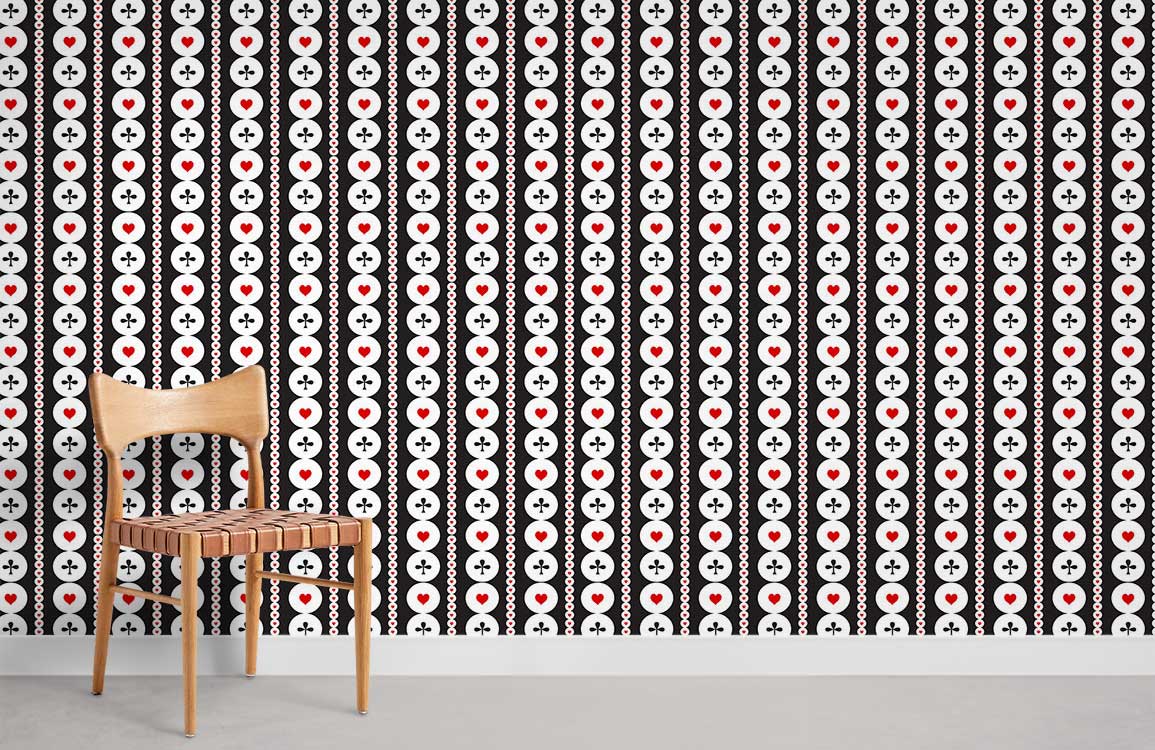 unique circle pattern wallpaper ideas