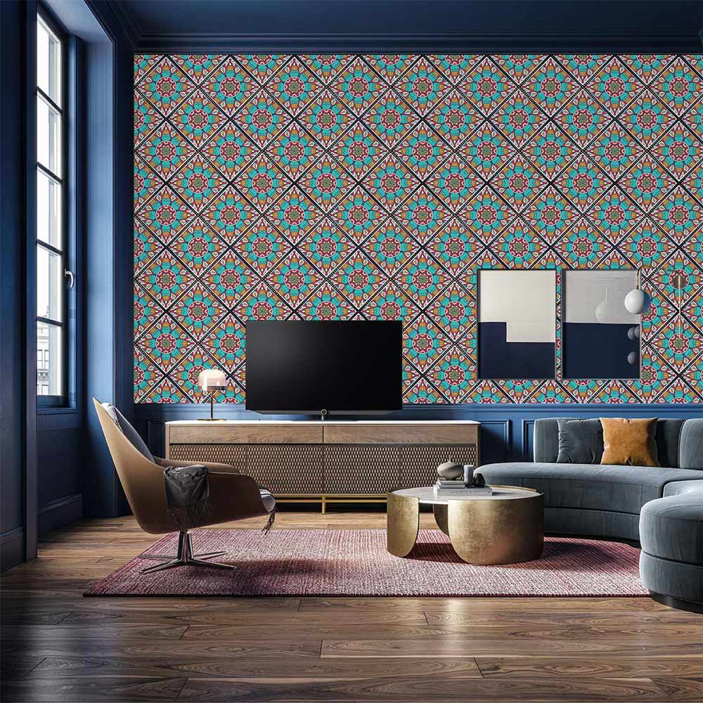 Classic Pattern Rotation Wall Murals | Ever Wallpaper UK