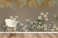 Vintage Morning Glory Wallpaper Mural
