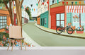 Empty Street II Wallpaper Mural