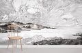 Cloudy River Wallpaper Mural