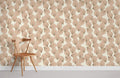 Cluttered Leaves Wallpaper Mural