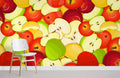 Colorful Apples Wallpaper Mural
