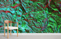 Colorful Green Mineral 鈪?Wallpaper Mural
