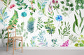 Colorful Leaves Wallpaper Mural