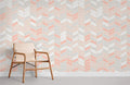 Colorful Parallelogram Wallpaper Mural