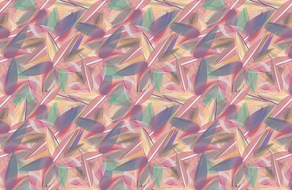 Multicoloured Abstract Geometric Pattern Wallpaper for Modern Home Interiors