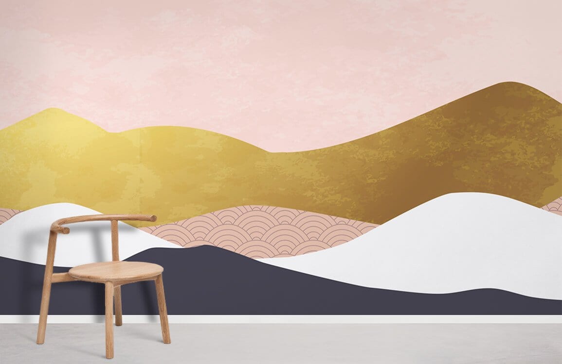 Colourful Wave Wallpaper Mural