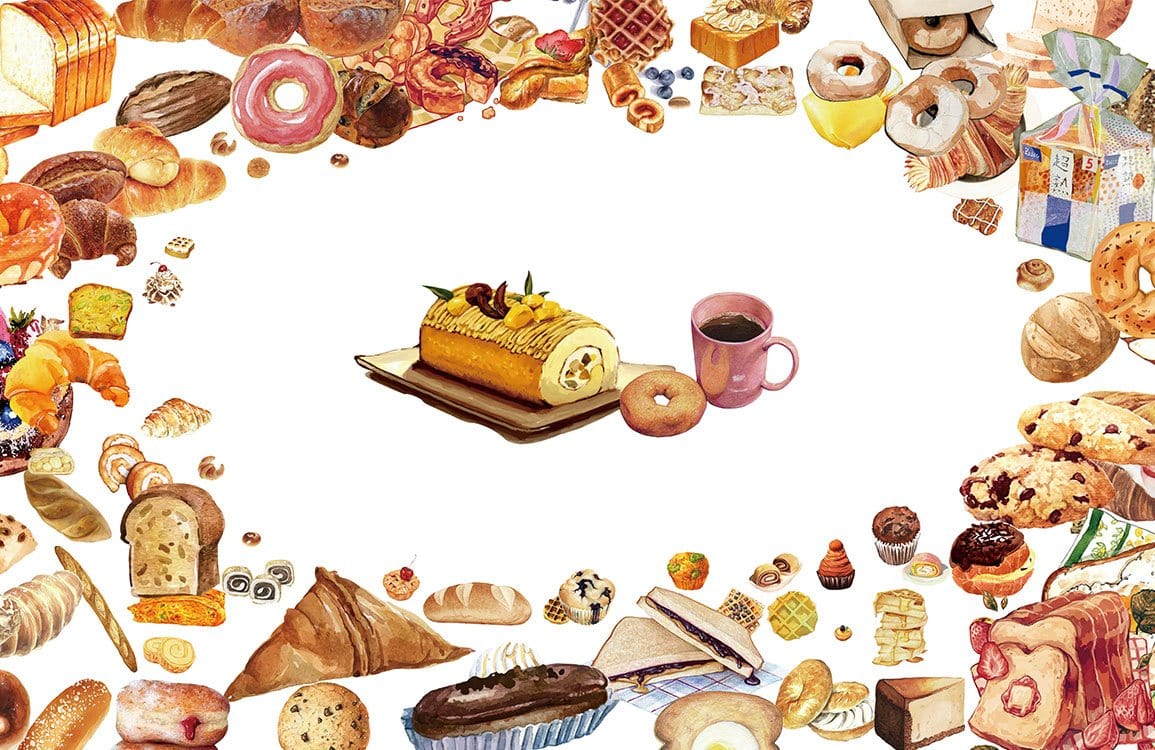 Bread & Dessert II Wallpaper Mural