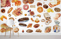 Bread & Dessert Wallpaper Mural