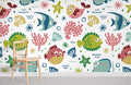 Colourful Sea World Wallpaper Mural