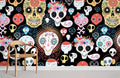 Colourful Skeleton Wallpaper Mural