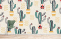Drama Cactus Wallpaper Mural