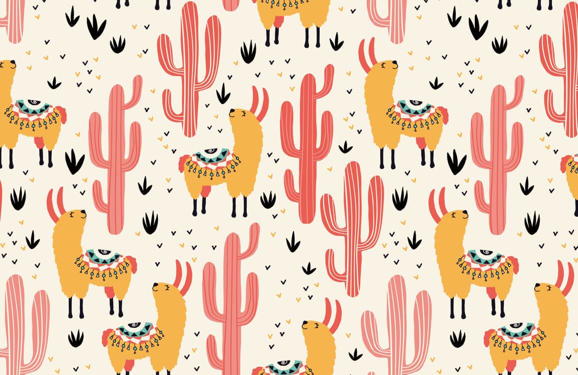 Desert & Animal Wallpaper Mural