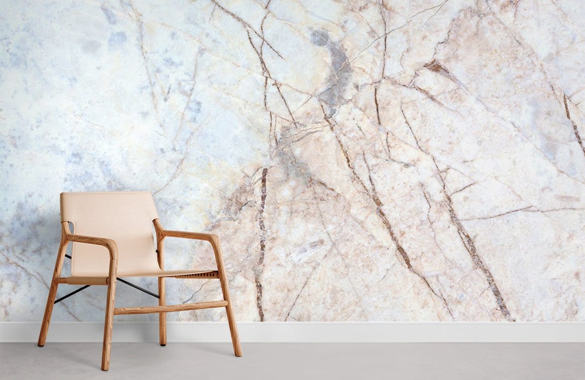 Crack Effect Marble Wallpaper Mural Room