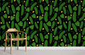 Cucumber Pattern Wallpaper Mural