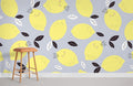 Cute Lemon Wallpaper Mural