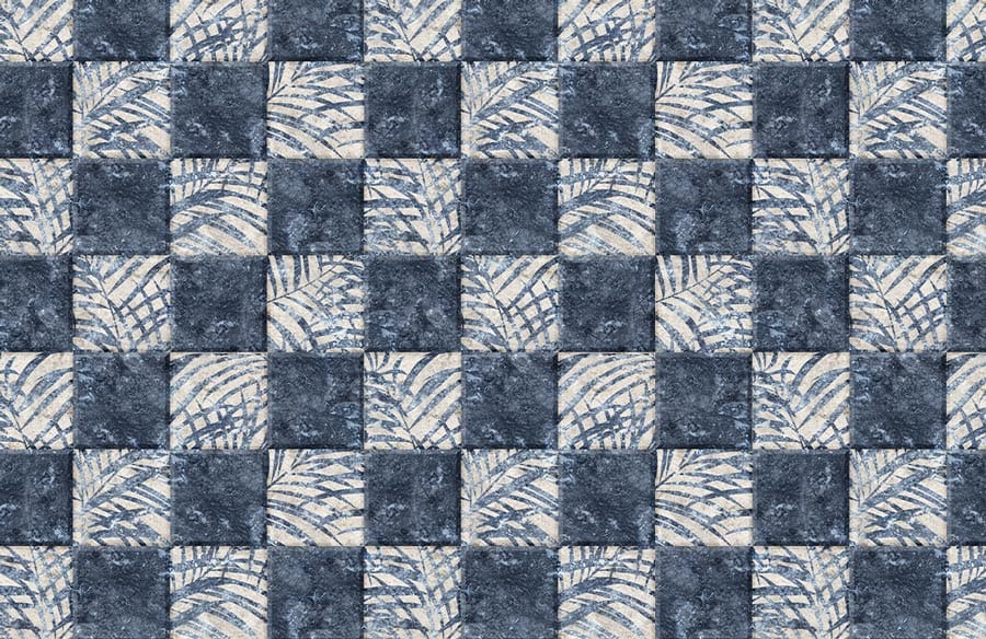 Dark Blue Marble Wallpaper Mural