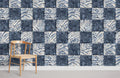Dark Blue Marble Wallpaper Mural