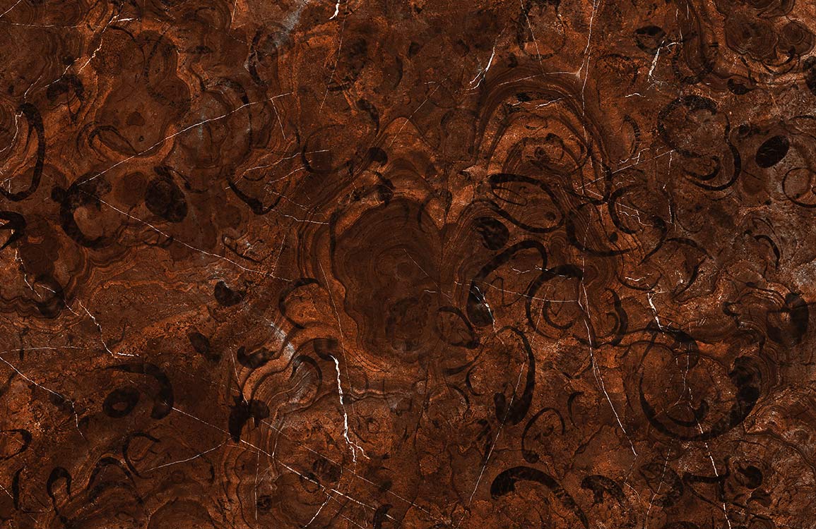 Luxurious Dark Marble Swirl Pattern Wallpaper for Elegant Interior Design