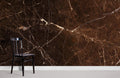 Dark Brown Marble Wallpaper Mural